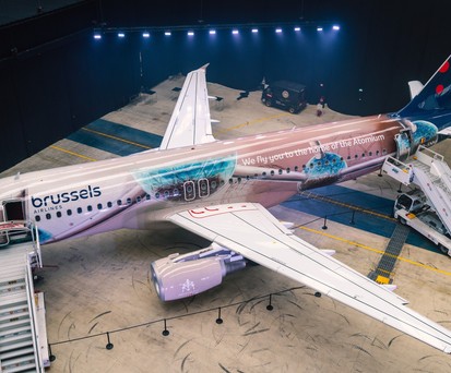 Das ist die neue belgische Ikone von Brussels Airlines.