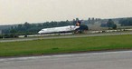 Die CRJ700 von Lufthansa in Katowice: Die Piloten wählten die falsche Landebahn.