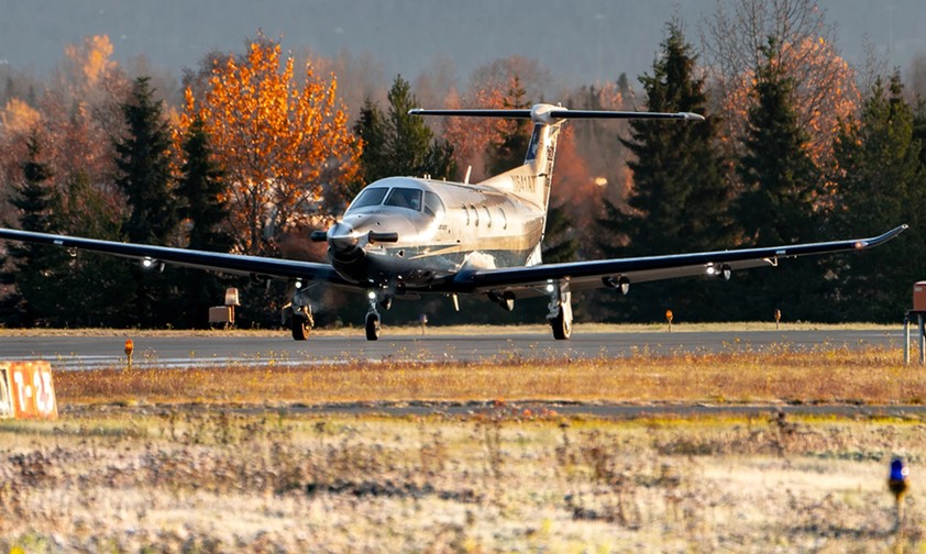 Pilatus Pc-12 von Alaska Air Transit: Liefert auch Essen aus.