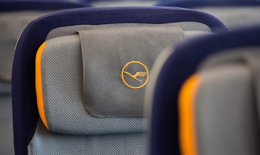 Lufthansa-Sitz: An Bord wird demnächst kein Duty-Free-verkauf mehr stattfinden.