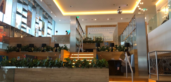 Crown Lounge von KLM in Amsterdam-Schiphol: Insgesamt gibt es fünf verschiedene Bereiche. Hier zu sehen ist der Bereich Dutch Mountain.