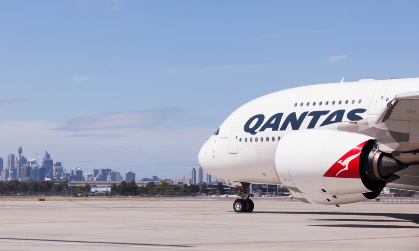 Airbus A380 von Qantas: Ein Werkzeug blieben der Tragfläche.