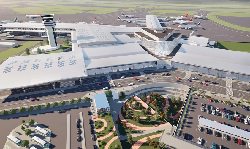 Neues Terminal 3 in Sofia: Soll 2031 eröffnen.