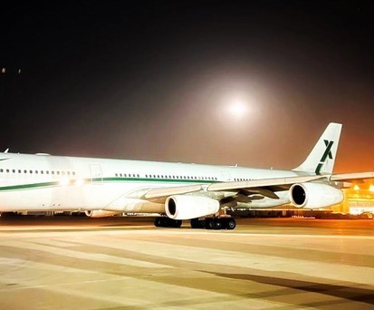 Air X Charter bietet die Möglichkeit, einen Airbus A340-300 zu chartern. Registriert ist die Maschine auf Malta.