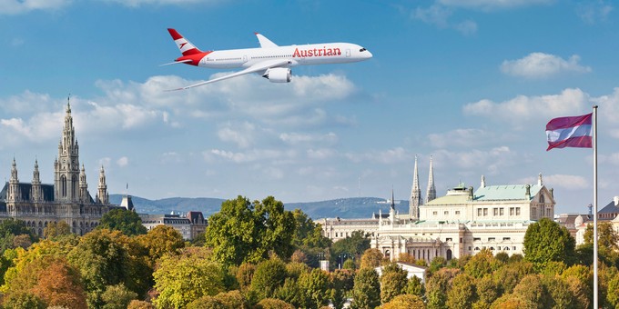 Austrian Airlines: Wien – Los Angeles  - 9847 km