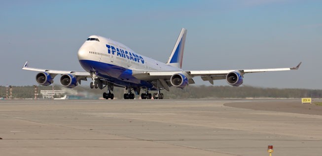 Heute besitzt Transaero neun Boeing 747-400.