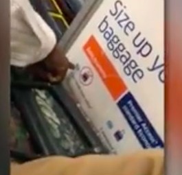 Streit um Tasche, die nicht zu groß ist