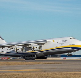 Antonov Airlines stellt dafür fest zwei An-124 zur Verfügung.