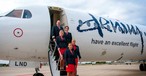 Crew von Denim Air: Der  neue Eigentümer brachte kein Glück.