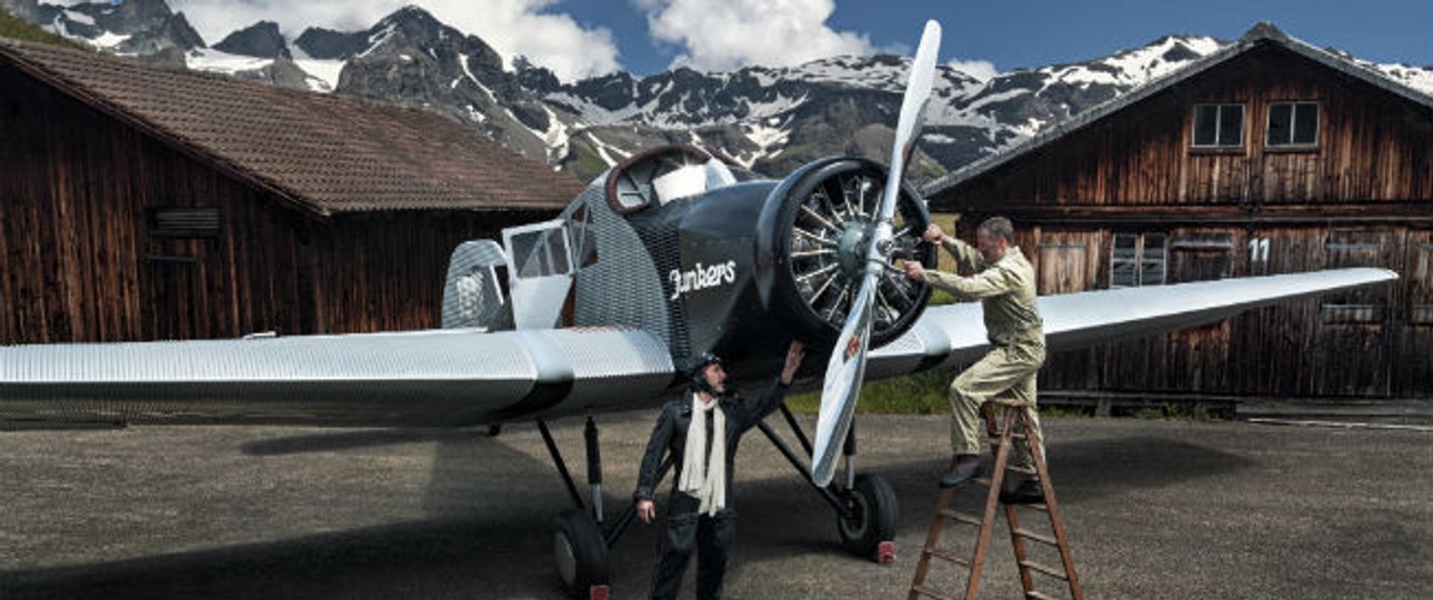 Im Sebtember 2016 hob die nachgebaute Junkers F13 am schweizerischen Flughafen Dübendorf erstmals ab.