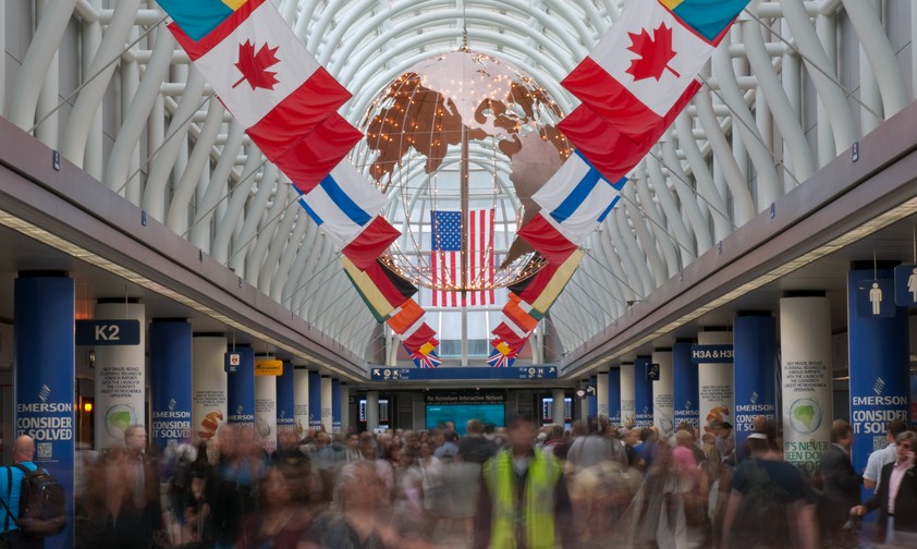 Chicago O'Hare, USA: Einer von zwei Flughäfen der Vereinigten Staaten, die alle bewohnten Kontinente bedienen.