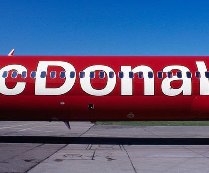 Crossair's Mc Donnell Douglas MD-83 or simply the Mc Plane in 1996.