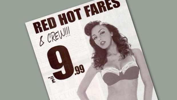 Ryanair (2012): Die Airline brauchte Flugbegleiterinnen aus ihrem Kalender als Werbefiguren. Die Inserate wurden daraufhin von den Behörden gestoppt, weil sie sexistisch seien.