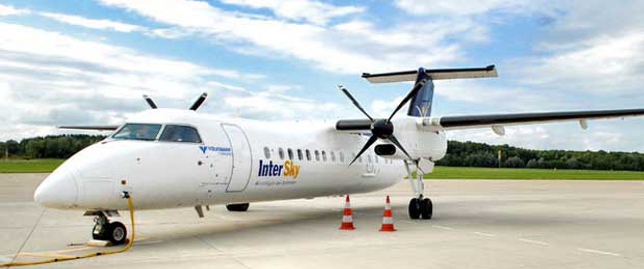 Bombardier Dash 8 von Intersky: Bald in Memmingen stationiert.