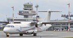 DAT ATR 72 am Flughafen Linz: Die Auslastung der ersten vier Monaten lag deutlich unter den Erwartungen.