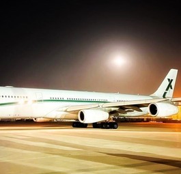 Air X Charter bietet die Möglichkeit, einen Airbus A340-300 zu chartern. Registriert ist die Maschine auf Malta.