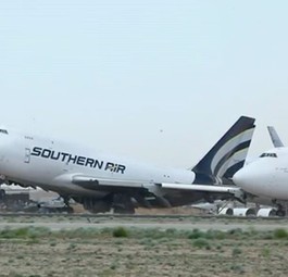 B747 von Southern Air: Letztes Aufbäumen vor der Rente.