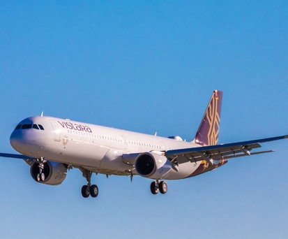 Airbus A321 Neo von Vistara: Auch die indische Fluglinie übernahm im Juli neue Flugzeuge.