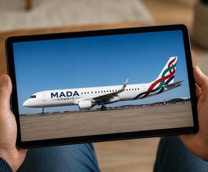 Animation von Mada Airways: Die Airline soll noch in diesem Jahr starten. 