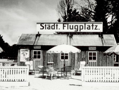 Das erste Terminal von Salzburg aus dem Jahre 1926.