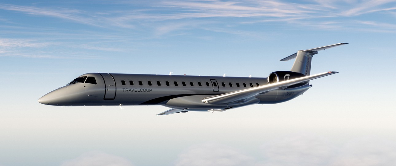 Embraer ERJ-145 von Travelcoup: Bald deutsche Inlandsflüge.