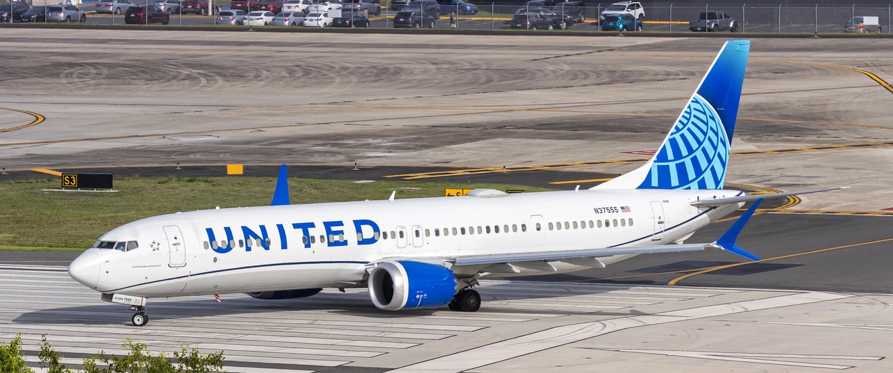 Boeing 737 Max 9 von United Airlines: Am 25. Oktober kam es bei einem Flugzeug zu Problemen mit dem Fahrwerk.