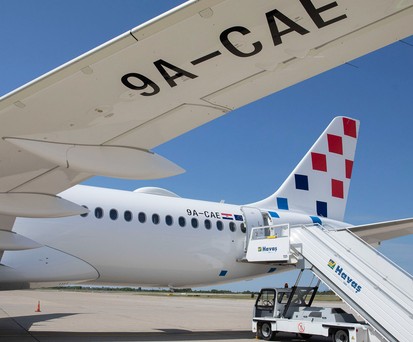 Airbus A220 von Croatia Airlines: Der Wechsel ist teuer.