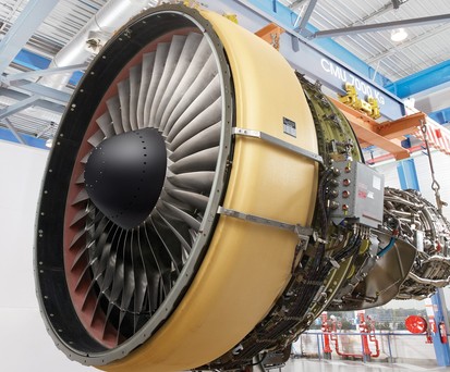 CF6-80C2 Triebwerk von General Electric: Das Triebwerk wird zur Gasturbine.