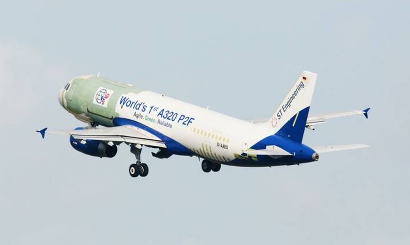 2021 rüsteten die Elbe Flugzeugwerke erstmals einen Airbus A320 um.