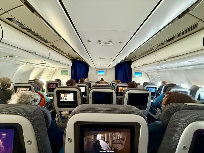 Die Premium Economy-Kabine.