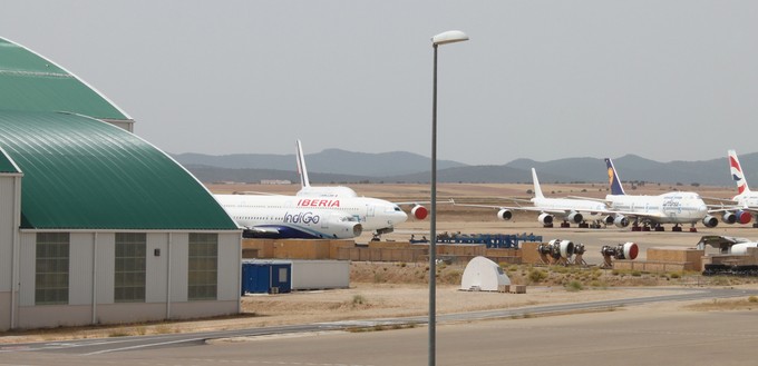 Das Betreiberkonsortium will aber mehr als nur Flugzeuge lagern. Deshalb werden neue Hangars gebaut.