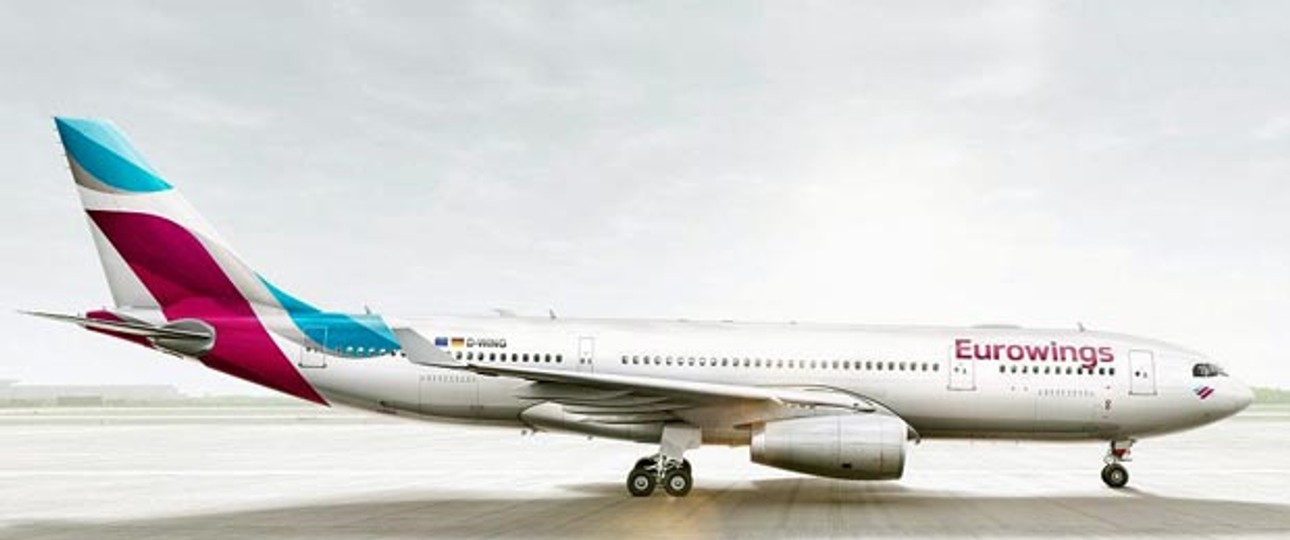 Eurowings: Mit Airbus A330 nach Dubai, Thailand oder in die Karibik.