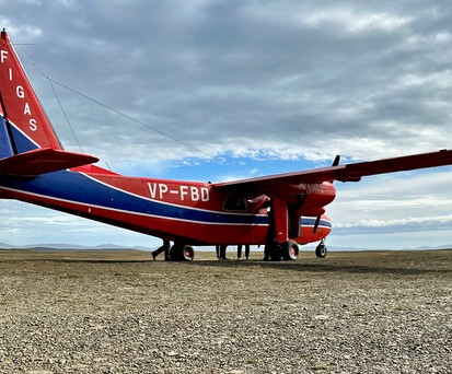 Britten-Norman Islander von Figas auf den Falklandinseln: Hersteller vor Schwierigkeiten.