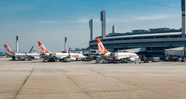 Flugzeuge am Flughafen Rio de Janeiro–Antônio Carlos Jobim: Neue Strommasten haben Auswirkungen auf den Luftverkehr.