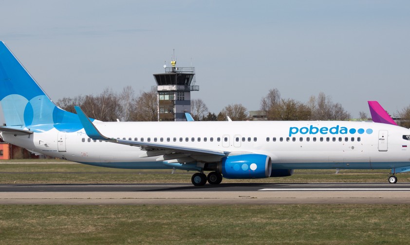 Boeing 737 von Pobeda: Die Airline braucht Ersatzteile.