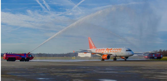 Der Bodensee-Airport Friedrichshafen konnte am 12. Dezember mit EasyJet eine neue Airline begrüßen.