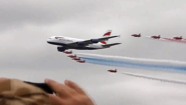 A380 von British Airways: Außergewöhnlicher Flug