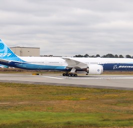 Prototyp der Boeing 777X: Beschäftigt mit Rolltests.