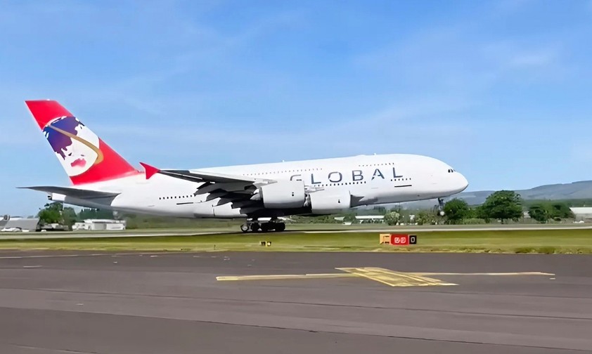 Die 9H-GLOBL hebt ab: Der erste FLug von Global Airlines