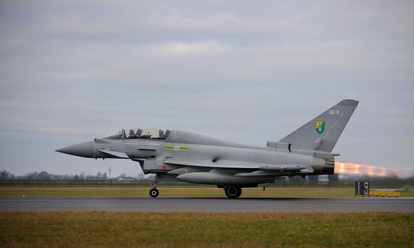 Kampfjet der britischen Luftwaffe: Die Flieger lösten einen Knall aus.