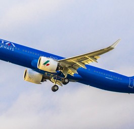 Ein Airbus A321 Neo von ITA: Die Airline erhielt solch einen Flieger am 8. Januar.
