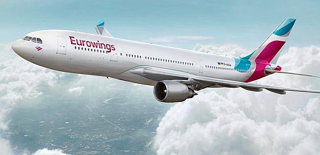 Airbus A330 von Eurowings: Es fehlen Ausbilder für neue Piloten.
