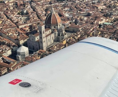 Florenz aus der Luft sehen: Nicht immer problemlos möglich.