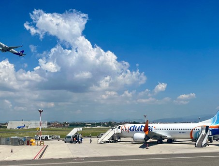 Boeing 737 Max 8 am Flughafen Neapel: Während der Schließung weicht die Airline nach Salerno aus.