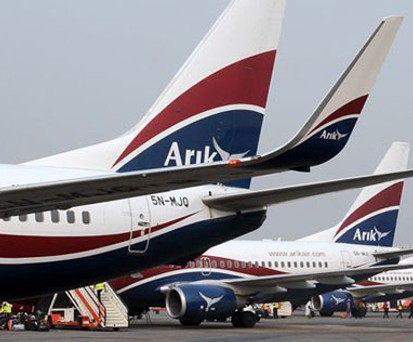 Boeing 737 von Arik Air: Mit Fliegern dieser Airline geht NG Eagle an den Start.