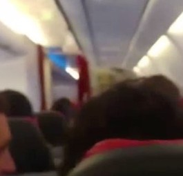Pilot bittet Passagiere zu beten