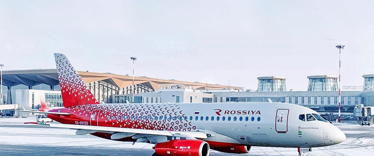 Yakovlev Superjet 100 von Rossiya: Nicht zufrieden mit der Ersatzteilversorgung.