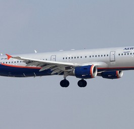 Airbus A321 von Aeroflot: Flog kurz über Estland.