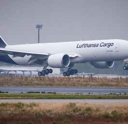 Boeing 777F von Lufthansa Cargo: Ein Jet dieses Typs musste umkehren.
