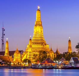Bangkok: Von München aus mit Lufthansa vorerst nicht in der Business Class erreichbar.